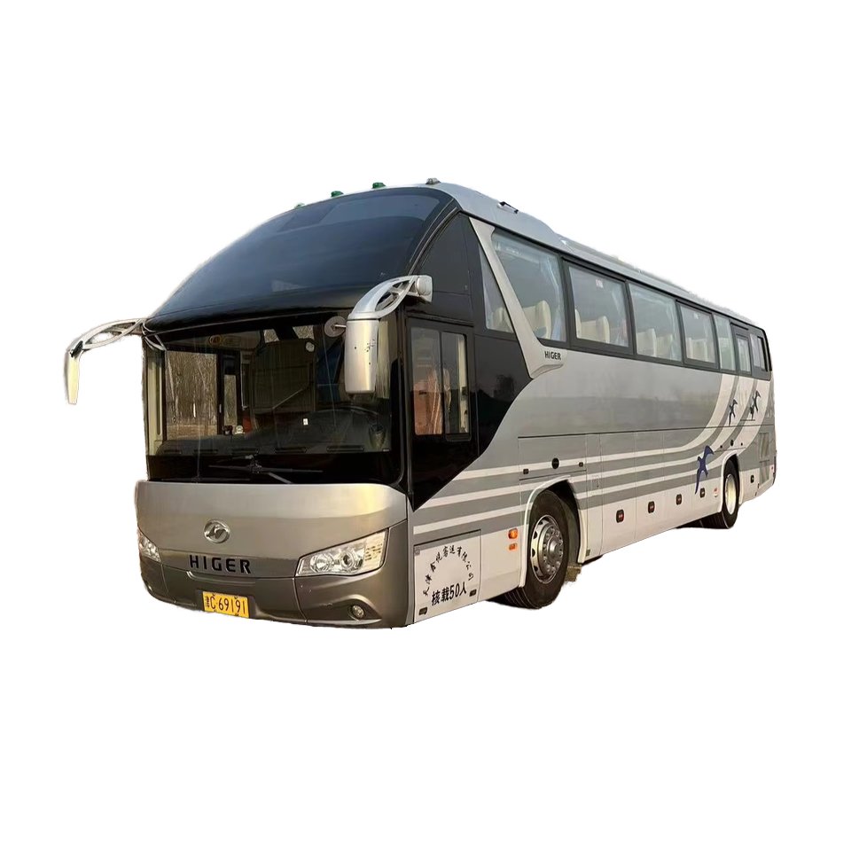Suzhou Jinlong 2019 12M 50-Seat Coach Bus with Weichai 336 Engine Diesel Long-Distance Travel Buses in China